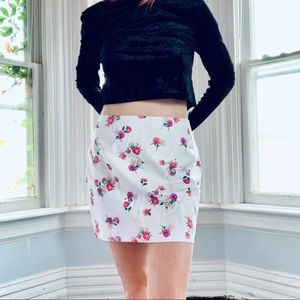 Express Floral Mini Skirt 10